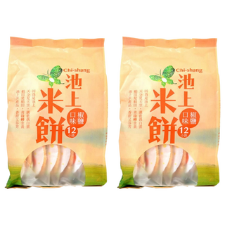 池上鄉農會 池上米餅 椒鹽口味, 150g, 2包