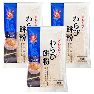 King Foods 王印 蕨餅粉, 80g, 3包