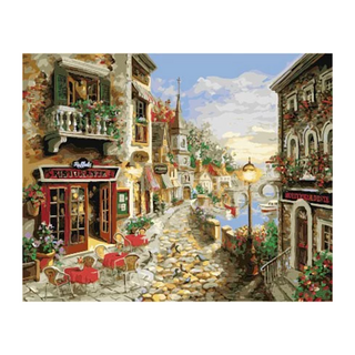 ArtLife 藝術生活 數字油畫DIY DTR7113 65 x 50cm, 醉夢萊茵河, 1個