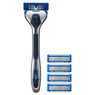 axia 潤滑刮鬍刀5刀刃 AX-1SE4 含替換刀片, 1組