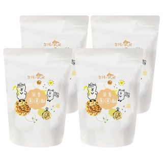 午後小食光 米香圓圓酥 原味 台灣米製成 無添加防腐劑 辦公室團購零食, 120g, 4包