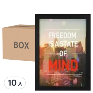 iINDOORS 英倫家居 北歐簡約實木相框10件組, 黑色 + 白色, 1組