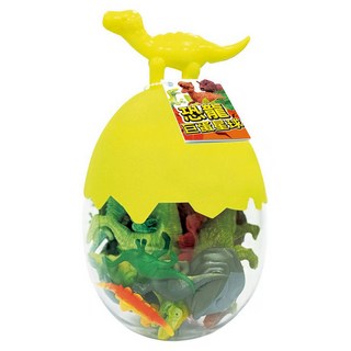 幼福 恐龍巨蛋星球 21件組 多種恐龍模型, 1個