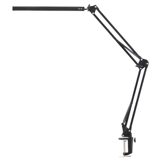 LED長臂護眼檯燈夾座款, 黑色