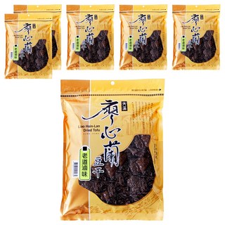 大溪廖心蘭豆干 老道滷味 正統古法製作 香濃有咬勁, 110g, 6包