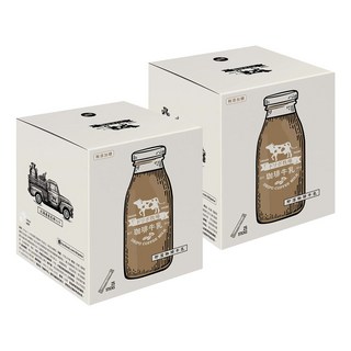 dripo 牛乳即溶飲品 Set 日式風味咖啡牛乳 無添加砂糖 即溶式沖泡, 325g, 2盒
