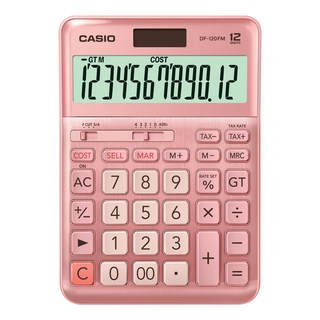 CASIO 卡西歐 一般計算機 DF-120FM, 粉紅色