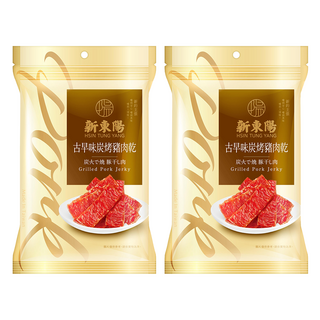 新東陽 古早味炭烤豬肉乾 100g, 2包