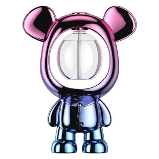 小熊 流體熊香薰機, 電鍍漸層, 55ml, 1個