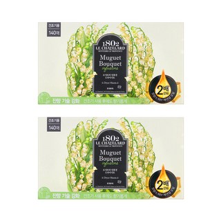 1802 LE CHATELARD 雙倍柔順香氛烘衣紙 鈴蘭花束香 140張, 2盒