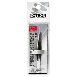 LOTRON 親密寶貝 L-204 斜口眉拔 高級鋼材, 1個