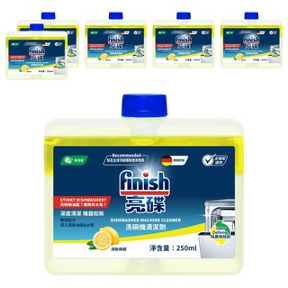 finish 洗碗機清潔劑 清新檸檬, 250ml, 6罐