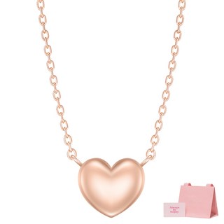 J.ESTINA 女款LALA J愛心項鍊+小卡+禮物袋組