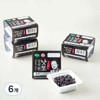 맑은물에 김석원 쥐눈이콩 낫또, 45.5g, 8개입, 6개