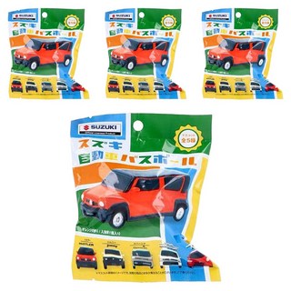 SK JAPAN 鈴木汽車 SUZUKI 沐浴球 入浴劑 全五種 柑橘香, 4個, 75g