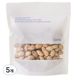Solnip 韓國產帶殼花生, 5個, 250g