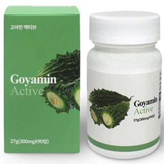 Goyamin Active 山苦瓜萃取錠, 27g, 1罐