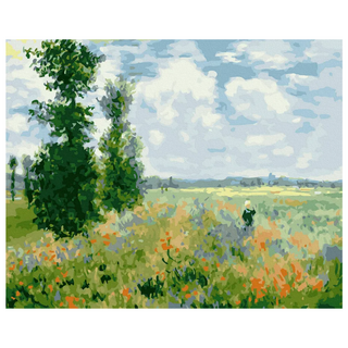 ArtLife 藝術生活 數字油畫DIY DT007 50 x 40cm, 莫內 罌粟花田, 1個