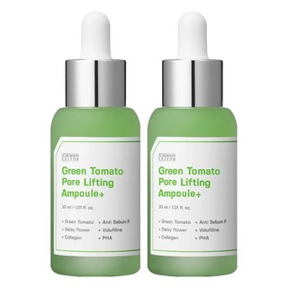 SUNGBOON EDITOR 綠番茄毛孔緊緻精華液1+1組合 改善毛孔粗大, 30ml, 2瓶