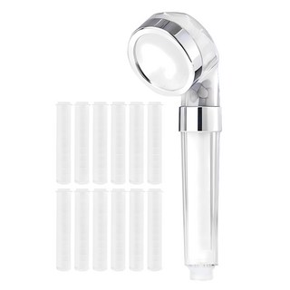 comet 衛浴用過濾蓮蓬頭 + 濾芯 12個, PL06002463474, 1組