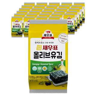 Saeupyo 莞島橄欖油便當海苔, 5g, 64個