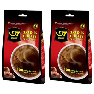 G7 純咖啡 量販包, 2g, 100入, 2袋