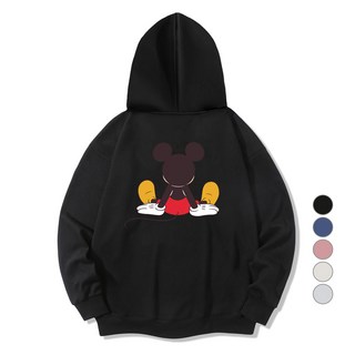 ILLUSO 男女通用 迪士尼 微笑米奇 連帽T恤