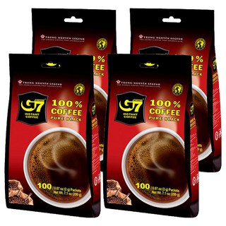 G7 純咖啡 量販包, 2g, 100入, 4袋