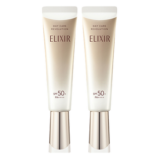 ELIXIR 怡麗絲爾 彈潤多效美肌乳SP+ SPF50+ PA++++ 妝前/防曬/保養三效合一, 35ml, 2條