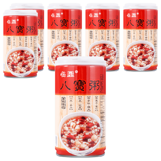 名屋八寶粥 含蓮子、 薏仁、 糯米、 小米, 370g, 6罐