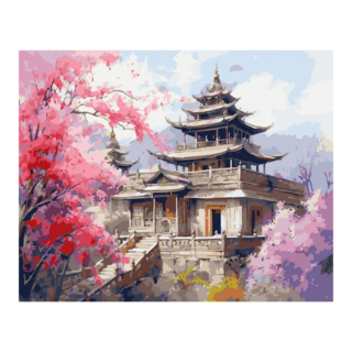 ArtLife 藝術生活 數字油畫DIY DT057 50 x 40cm, 花樣季節, 1組