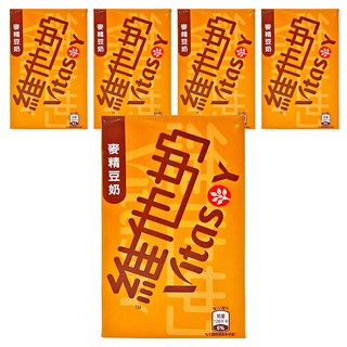 Vitasoy 維他奶 麥精豆奶, 250ml, 5入