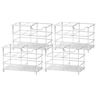 艾米購物 304不鏽鋼牙刷架 4格 -浴室收納 整潔衛生 堅固耐用, 原色, 4個