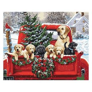 artlife 數字油畫diy 40*50cm dt232 全家福, 1個