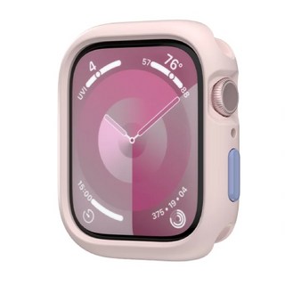 SwitchEasy 魚骨牌 SKIN Apple Watch 手錶保護殼, Apple Watch 44/45mm, 粉紅色, 1個