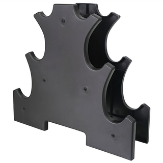 QIDINA 健身必備耐重專業3層啞鈴收納架 E, 1個