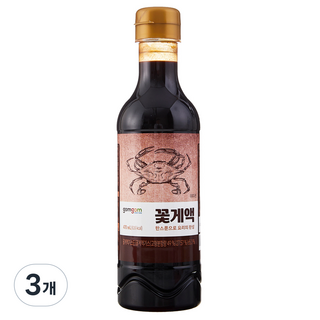 곰곰 꽃게액, 3개, 470ml