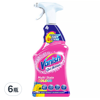 Vanish 漬無蹤 衣物預潔劑 獨特噴嘴設計 10倍活氧因子 專業SGS認證, 500ml, 6瓶
