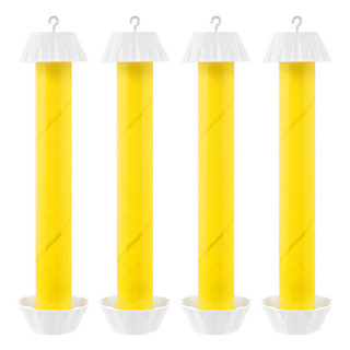 Tamsaa 掛式黏蠅棒 室內外皆可使用 全方位防護 輕鬆解決飛蟲困擾, 4支