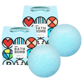 COACOS 泡泡沐浴球（薄荷）, 140g, 2個