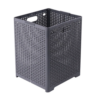 日式加大折疊髒衣收納籃, 深空灰