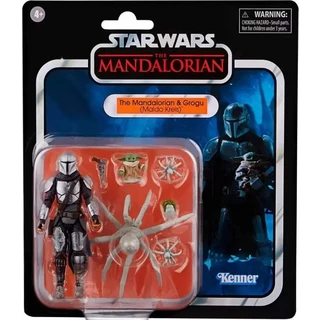 Hasbro 孩之寶 StarWars 星際大戰 3.75吋 曼達洛人 尤達寶寶 雪地蜘蛛, 1個