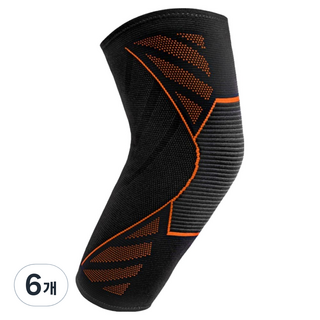 순이마켓 엘보보호 팔꿈치보호대 싱글입 오렌지, 6개