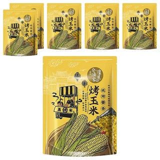 滬尾漁家 烤玉米-醬香風味, 70g, 6包