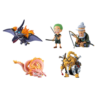 BANPRESTO 航海王 WCF 和之國鬼島篇10 模型公仔 Set 6個, 1組