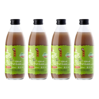 陳稼莊 即飲紅心土芭樂汁, 無添加起雲劑, 無額外添加糖分, 300ml, 4瓶