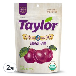 Taylor 加州李子乾, 65g, 2包