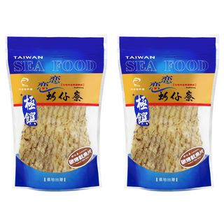 戀戀蚵仔寮 炭烤魷魚片, 100g, 2包