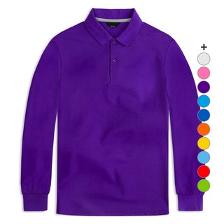 M.N.C 基本款30支網眼布翻領長袖Polo衫 MDLT794UN