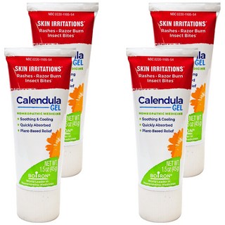 BOIRON 布瓦宏 金盞花凝露 Calendula Gel 添加法國原產金盞花萃取 清涼舒緩清爽吸收 無添加香精、色素配方, 4條